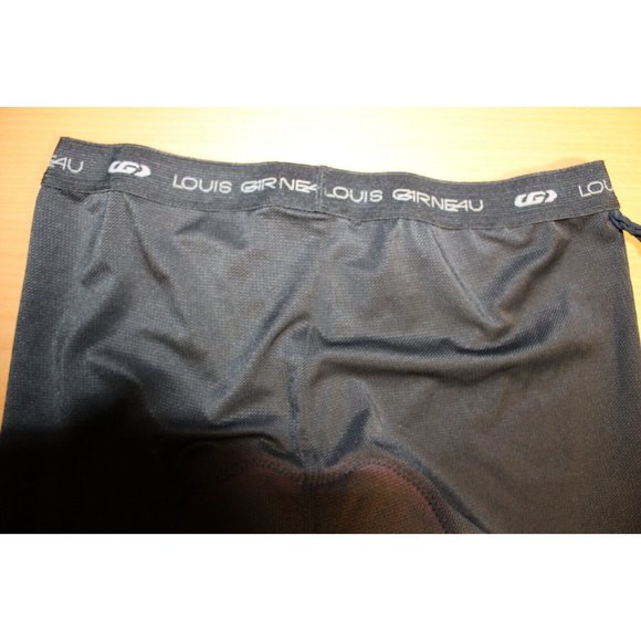 Womens LG Louis Garneau Cycling Padded Mesh Inner Shorts XL Liner Black - Picture 4 of 8
